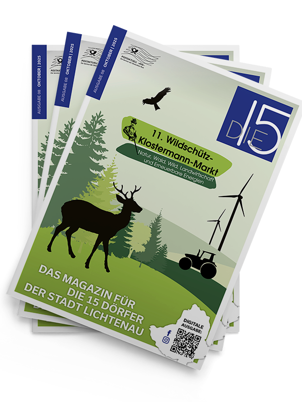 MockUp-Oktober2025 Werbung schalten im Stadtmagazin DIE15 in Lichtenau / Westfalen
