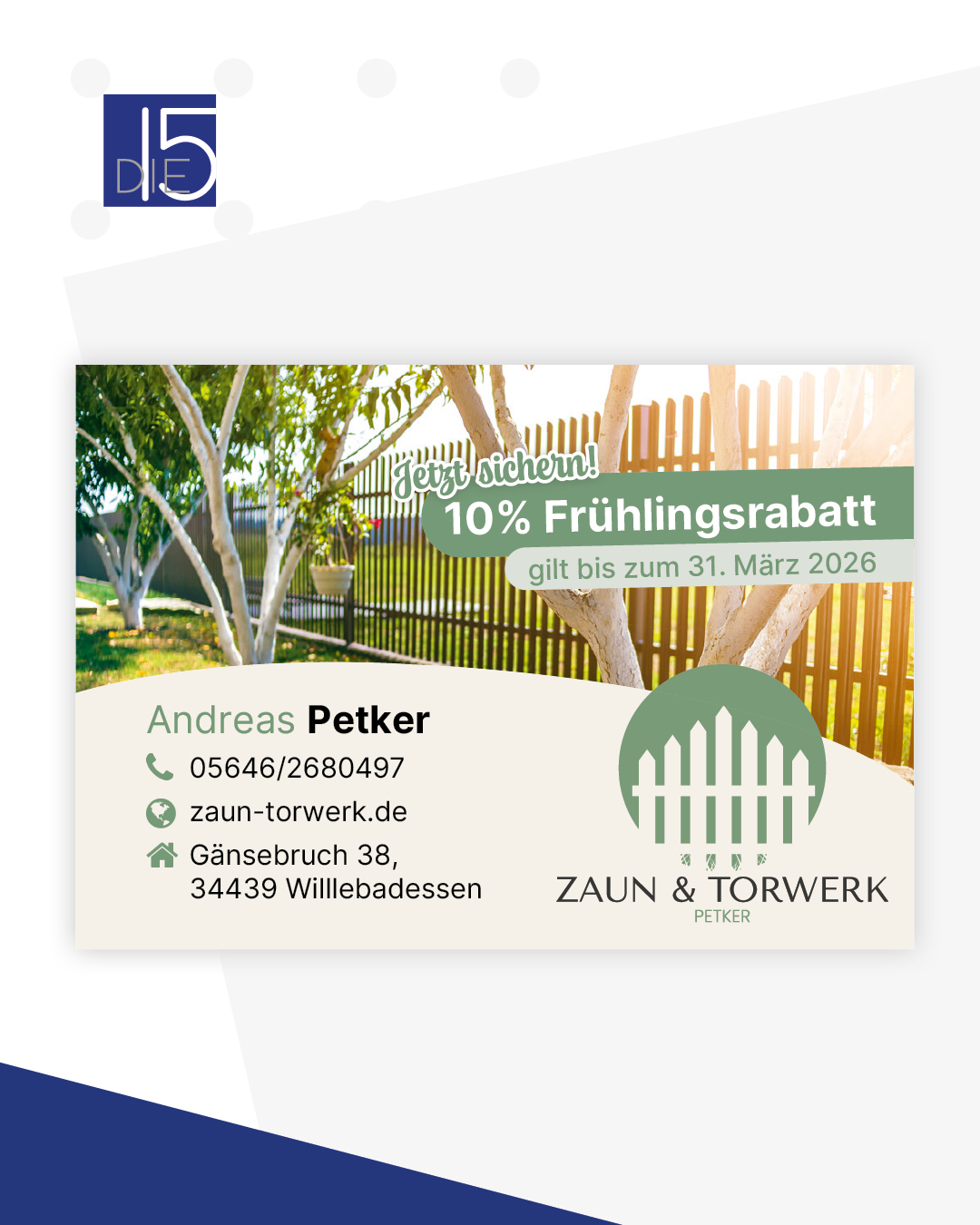 DIE15 Okt-Magazin 2025 Anzeige Sparkasse